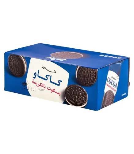 بسكويت بكريمة الكاكاو غندور 38 جم