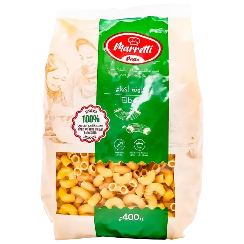 مكرونة اجراس رقم 26 ماريتي 400 جم