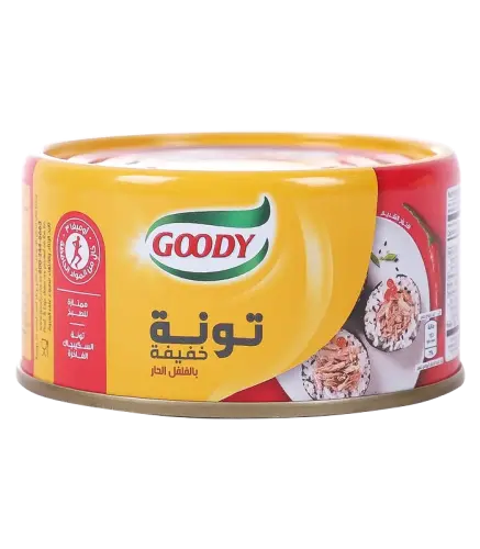 تونة قودي بالفلفل كبير 185 جم