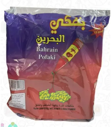 منتفخات الذرة بفكي البحرين بنكهة الطماطم والفلفل 18 جم