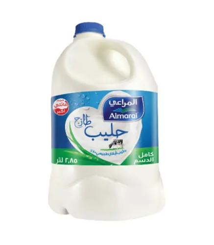 حليب المراعي طازج كامل الدسم 2.85 لتر
