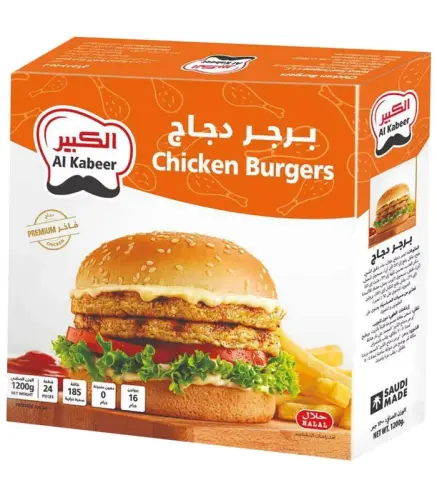 برجر دجاج الكبير 24 قطعة 1200 جم