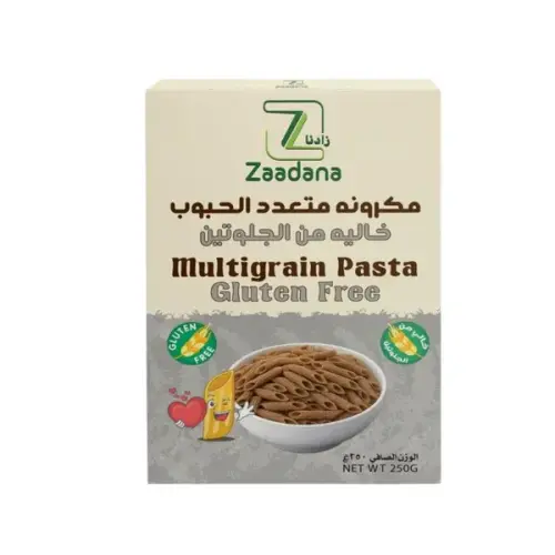 مكرونة زدني متعددة الحبوب خالية من الجلوتين عضوي 250 جم