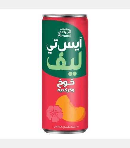 آيس تي آيس ليف خوخ وكركدية 240 مل