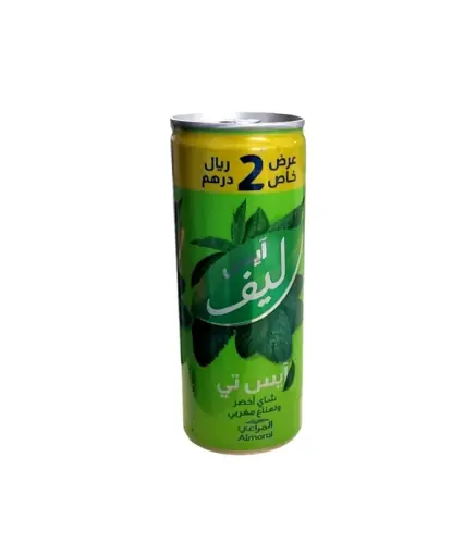 آيس تي آيس ليف شاي أخضر ونعناع مغربي 240 مل