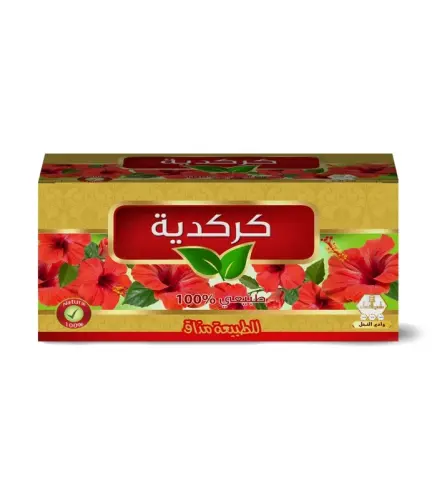 مشروب نبات الكركديه وادي النحل 30كيس 60 جم