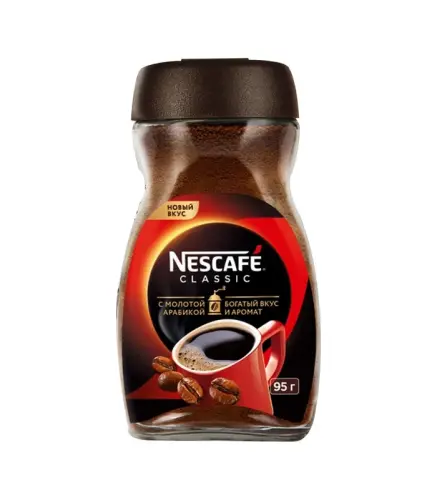 قهوة نسكافيه كلاسيك وسط 95 جم