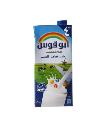حليب ابو قوس طويل الاجل كامل الدسم 1 لتر