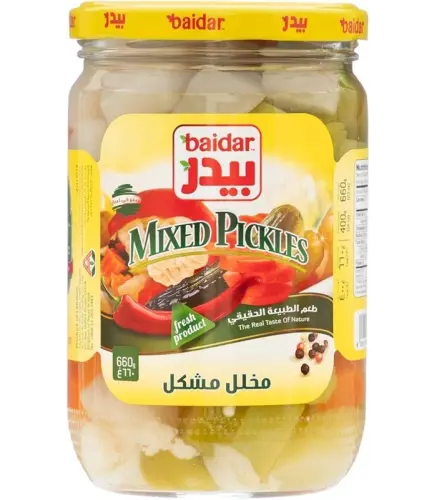 مخلل بيدر مشكل  660 جم