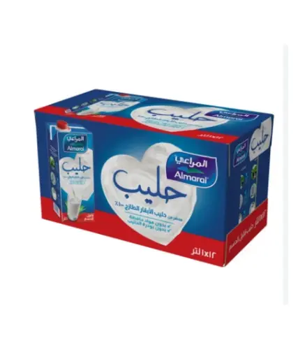 حليب المراعي طويل الاجل قليل الدسم 1 لتر