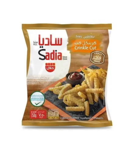 بطاطس ساديا كرينكل كت 750 جم