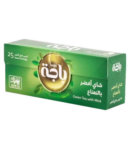 شاي اخضر باجة بالنعناع 25كيس 37.5 جم