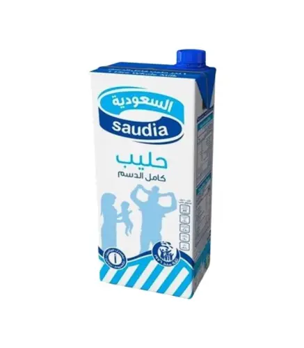 حليب السعودية كامل الدسم 1 لتر