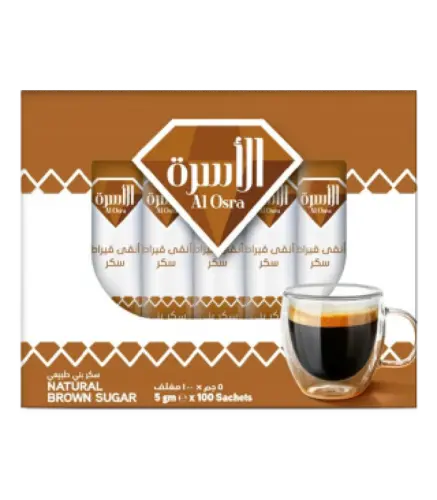 سكر الاسرة بني 100ظرف 500 جم