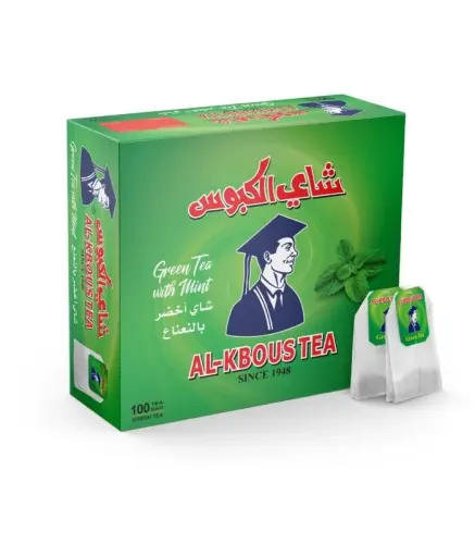 شاي اخضر الكبوس 100 كيس 200 جم