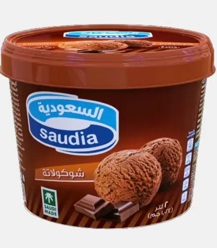 ايس كريم جمبو شوكولاته سادة 2 لتر