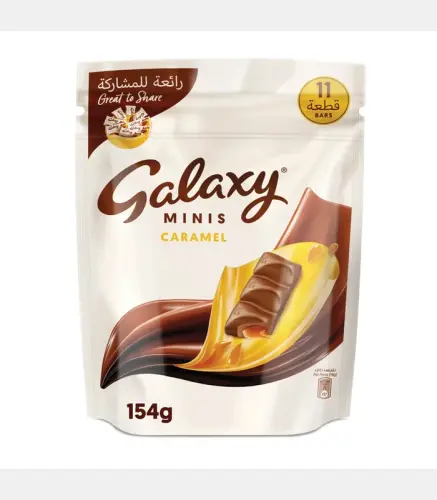 شوكولاتة جالكسي مينيز بالكراميل154 جم