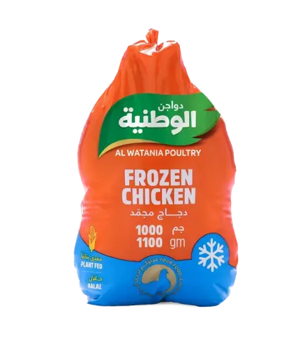 دجاج مجمد الوطنية  1100 جم