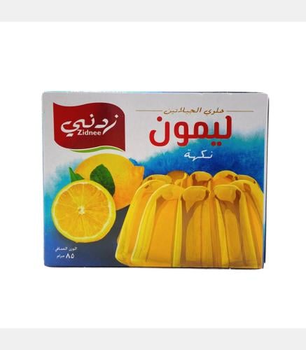 حلوى الجلاتين زدني (رويال) بنكهة ليمون 85 جم