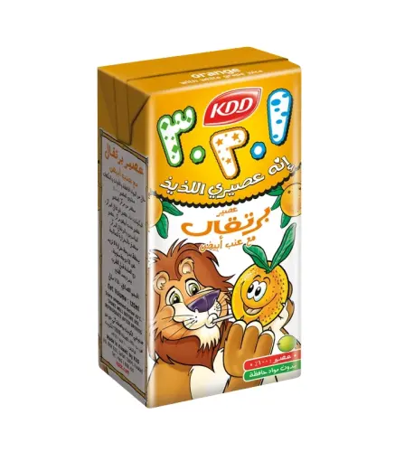 عصير كي دي دي برتقال مع عنب ابيض 125 مل