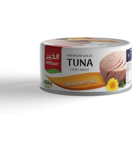 تونة الخير خفيف بزيت دوار الشمس 95 جم