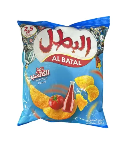 بطاطس البطل بالكاتشب 65 جم