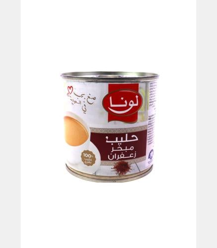 حليب مبخر لونا بالزعفران 170 جم