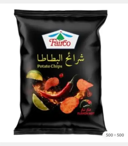شرائح بطاطس حار اكياس فاركو 50جم
