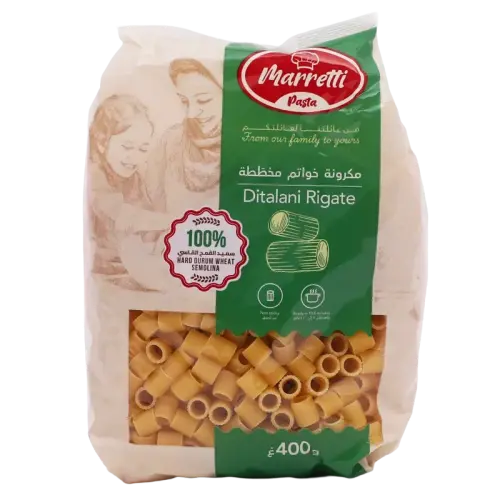 مكرونة خواتم مخططة رقم 10 ماريتي 400 جم