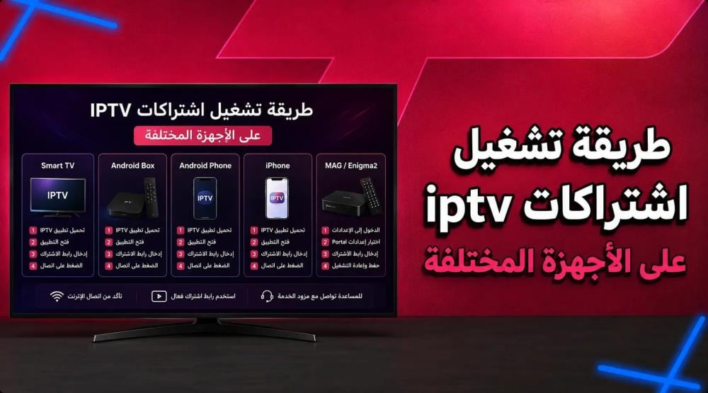 طريقة تشغيل اشتراكات IPTV على الأجهزة المختلفة: دليل شامل