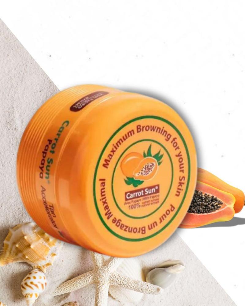 كاروت صن كريم التسمير بالبابايا 350 جم