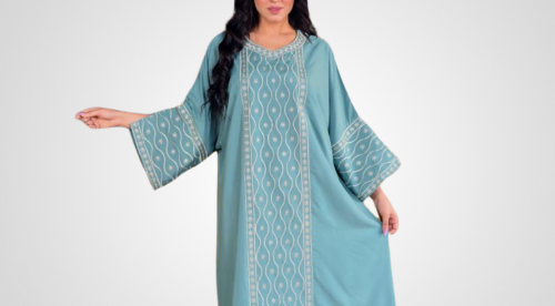 جلابية الزمرد - فيروزي
