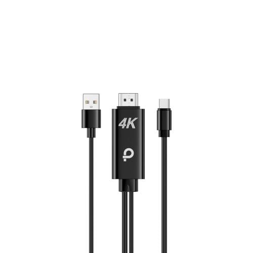 وصلة HDMI منفذ تايب سي TYPE-C بدقة عالية 4K- من ما...