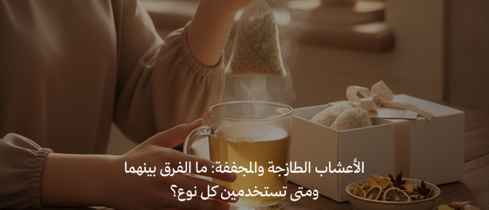 الأعشاب الطازجة والمجففة: ما الفرق بينهما ومتى تستخدمين كل نوع؟