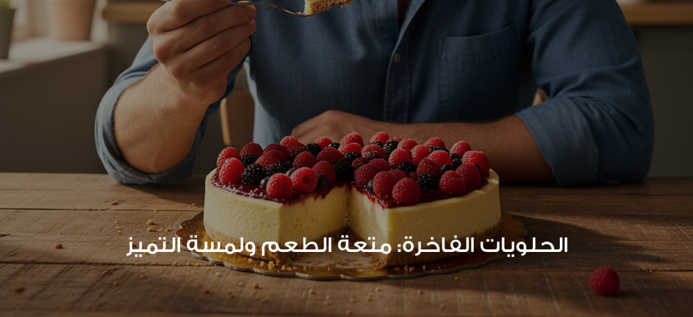 الحلويات الفاخرة: متعة الطعم ولمسة التميز