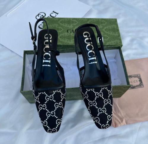 حذاء حريمي قوتشي كعب Gucci