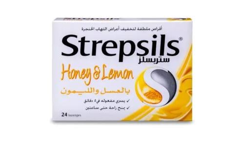 ستربسلز بالعسل والليمون 24 قرص استحلاب