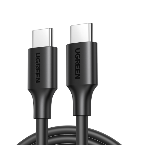 يوجرين سلك شاحن USB-C إلى USB-C بطول 1 م - أسود