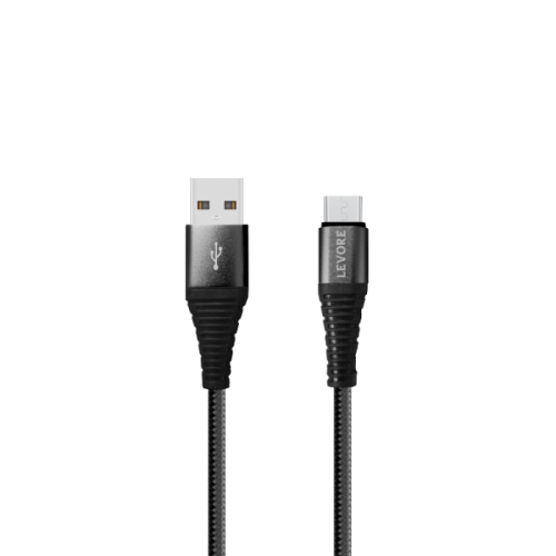 ليفوري سلك شاحن مايكرو USB بطول 1 م نايلون