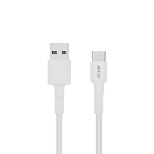 ليفوري سلك شاحن مايكرو USB بطول 1.8 م بلاستيك