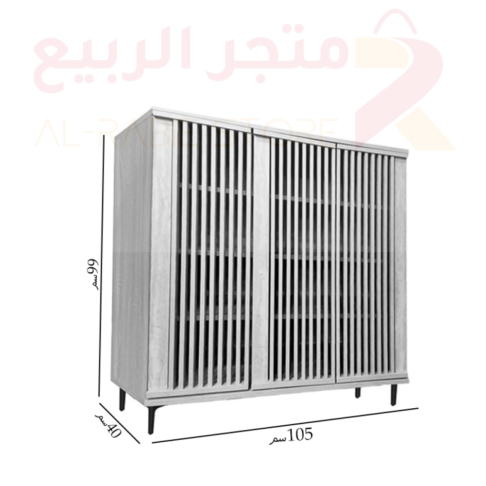 دولاب (جزامة) احذية خشب ماليزي رمادي رقم SC108