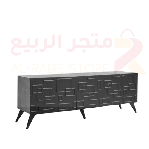 طاولة بلازما خشب اسود رقم WHM474