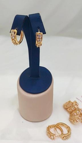 حلق مطلي ذهب مفصصه
