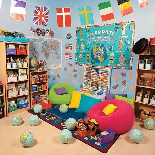 ركن القراءة والكنب