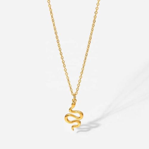 Snake Necklace - Gold