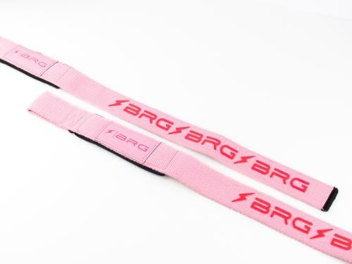 اشرطة رفع - وردي pink lifting straps