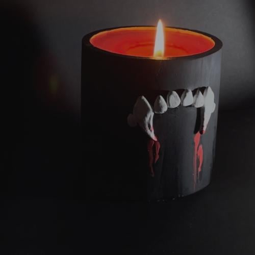 Vampire blood candle