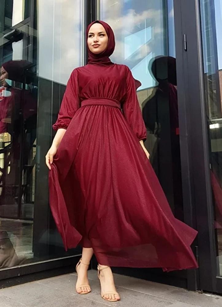 فستان سهرة للحجاب