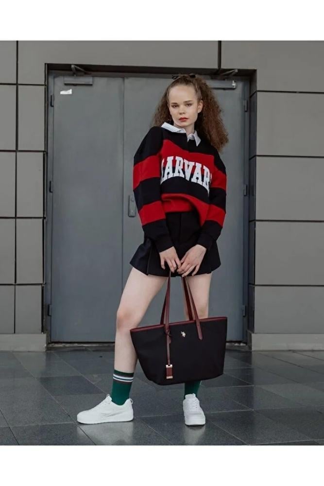 حقيبة كتف نسائية بالوان متعدده