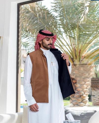 سديري جهتين لون كحلي وبني